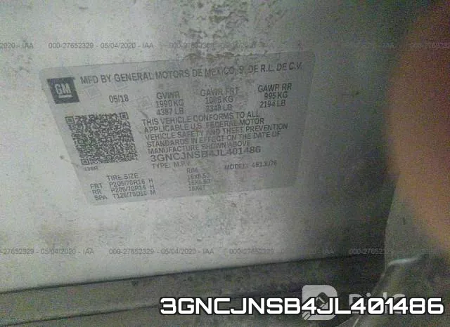 3GNCJNSB4JL401486 фото 10