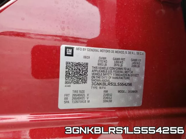 3GNKBLRS1LS554256 фото 2