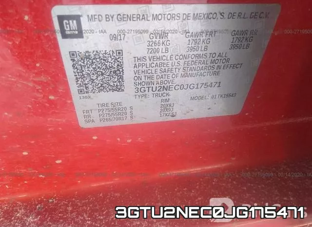 3GTU2NEC0JG175471 фото 9