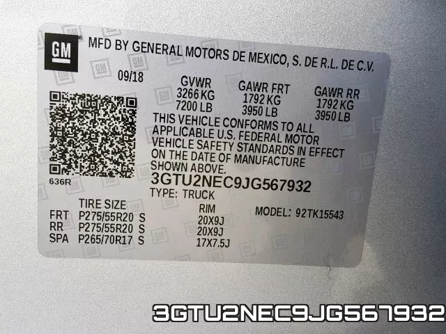 3GTU2NEC9JG567932 фото 2