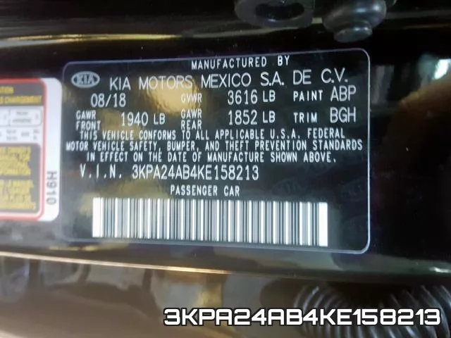 3KPA24AB4KE158213 фото 2
