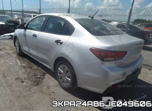 3KPA24AB6JE049606 фото 4