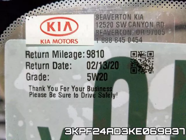 3KPF24AD3KE069837 фото 9