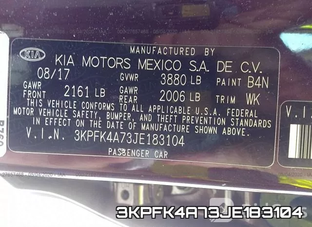 3KPFK4A73JE183104 фото 10