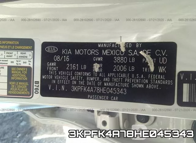 3KPFK4A78HE045343 фото 10