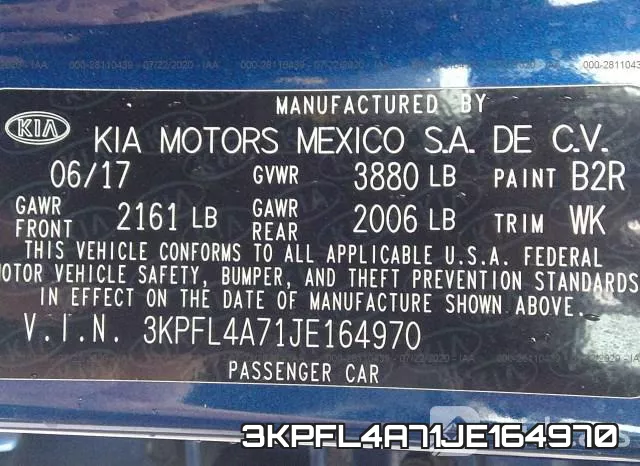 3KPFL4A71JE164970 фото 10