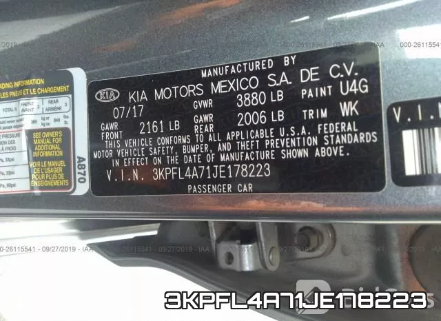 3KPFL4A71JE178223 фото 10