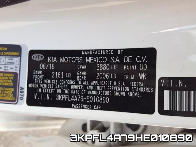 3KPFL4A79HE010890 фото 2