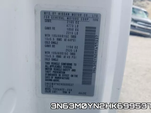 3N63M0YN2HK699537 фото 2