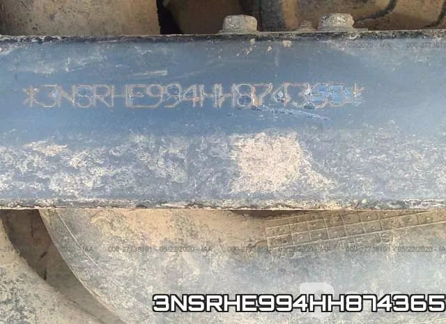 3NSRHE994HH874365 фото 2