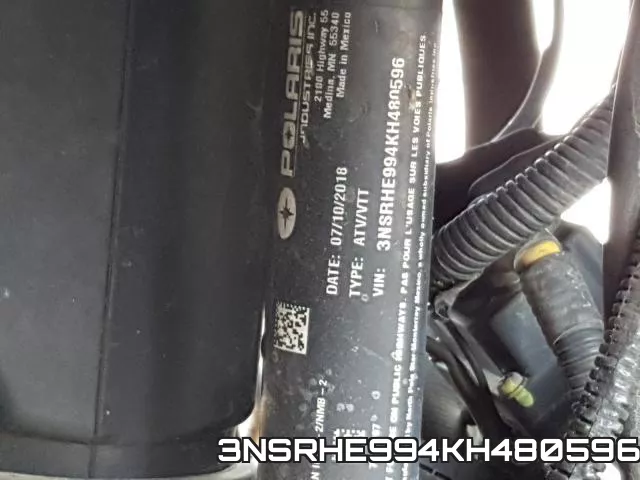 3NSRHE994KH480596 фото 2
