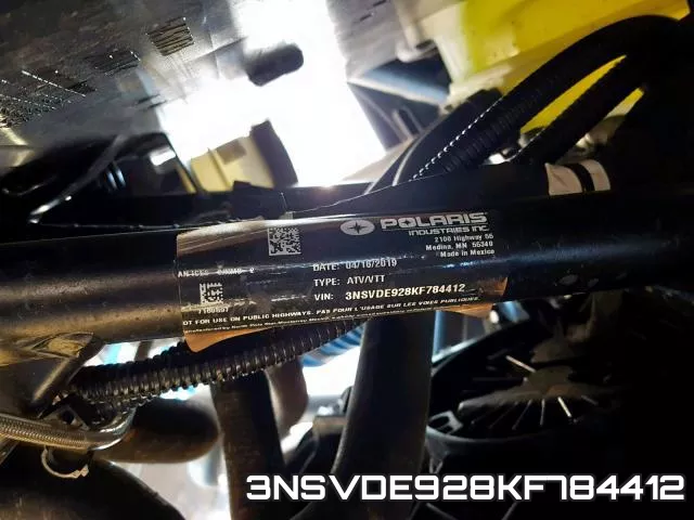 3NSVDE928KF784412 фото 2