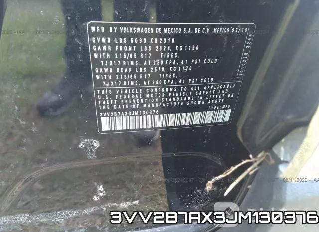3VV2B7AX3JM130376 фото 10