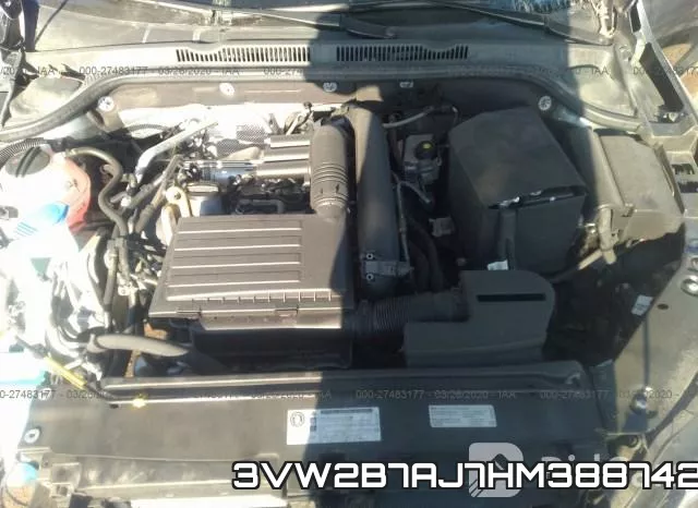 3VW2B7AJ7HM388742 фото 2