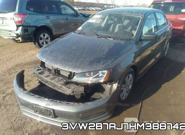 3VW2B7AJ7HM388742 фото 3