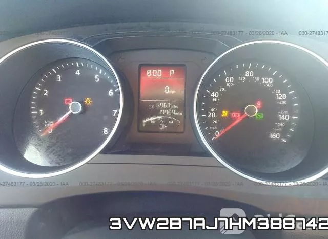 3VW2B7AJ7HM388742 фото 8