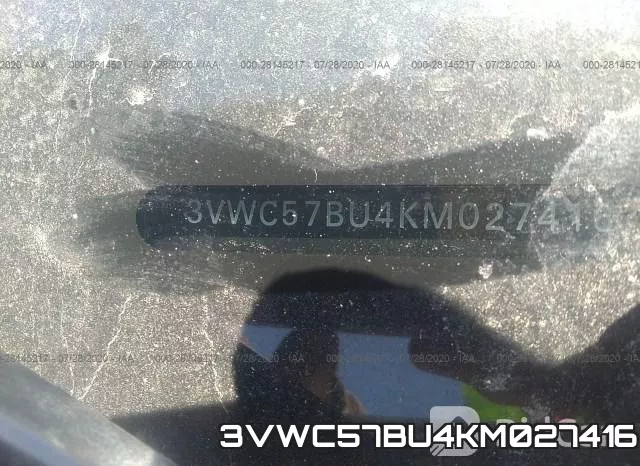 3VWC57BU4KM027416 фото 10