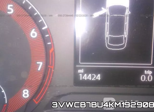 3VWCB7BU4KM192908 фото 8