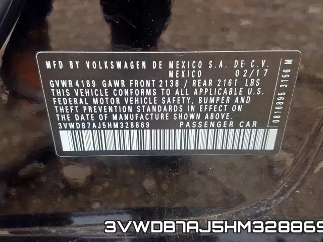 3VWDB7AJ5HM328869 фото 2