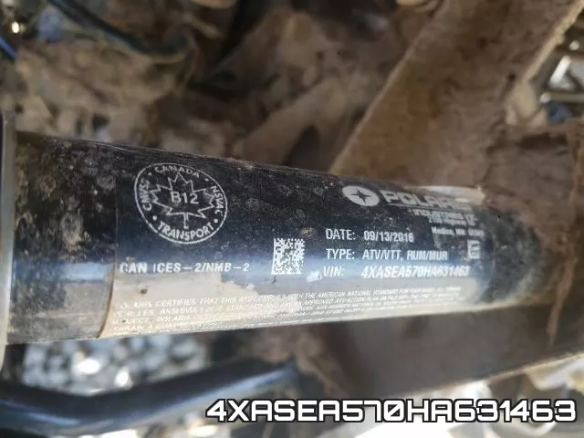 4XASEA570HA631463 фото 2