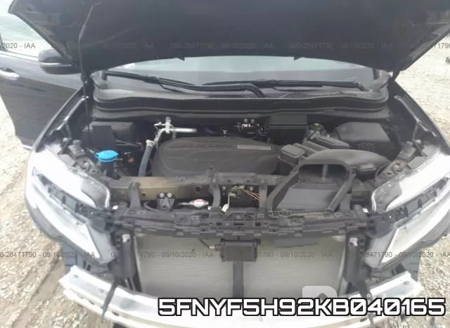 5FNYF5H92KB040165 фото 2
