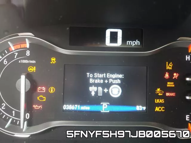 5FNYF5H97JB005670 фото 9