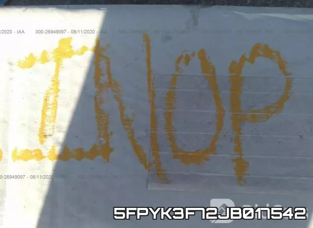 5FPYK3F72JB017542 фото 8