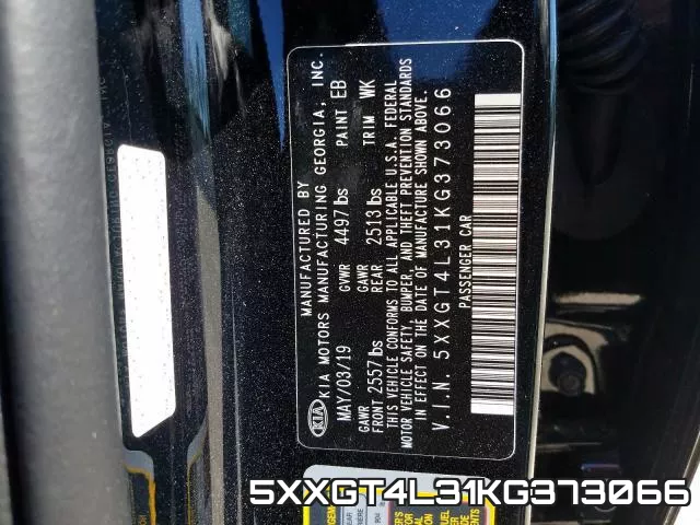 5XXGT4L31KG373066 фото 2