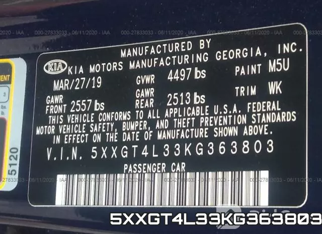 5XXGT4L33KG363803 фото 10