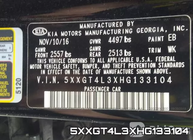 5XXGT4L3XHG133104 фото 10