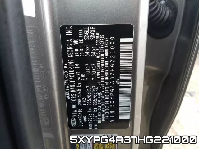 5XYPG4A37HG221000 фото 2