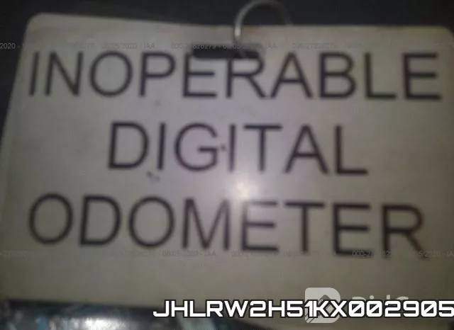JHLRW2H51KX002905 фото 8