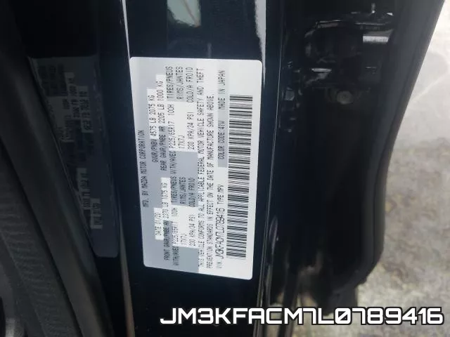 JM3KFACM7L0789416 фото 2