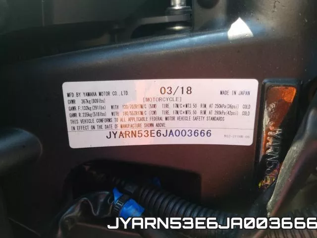 JYARN53E6JA003666 фото 2
