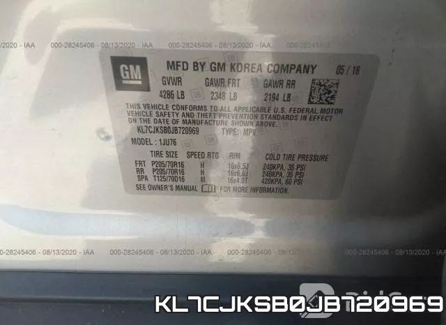 KL7CJKSB0JB720969 фото 10