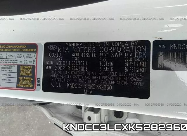 KNDCC3LCXK5282360 фото 10
