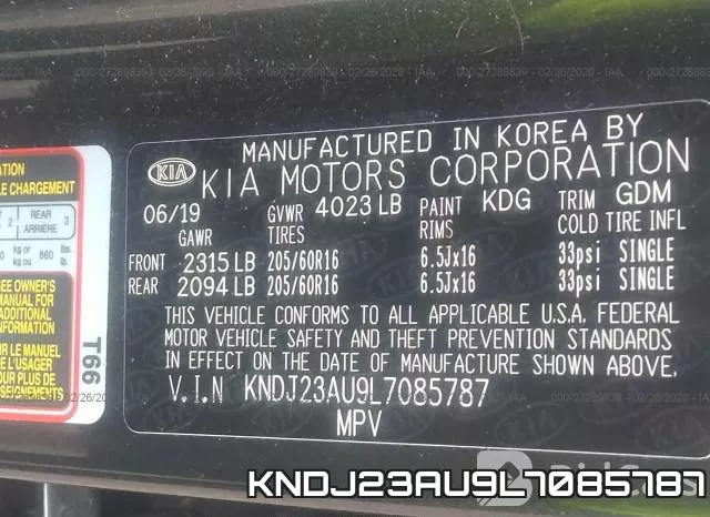 KNDJ23AU9L7085787 фото 10