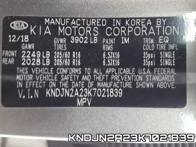 KNDJN2A23K7021839 фото 2
