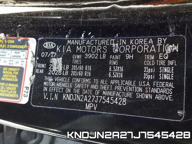 KNDJN2A27J7545428 фото 2