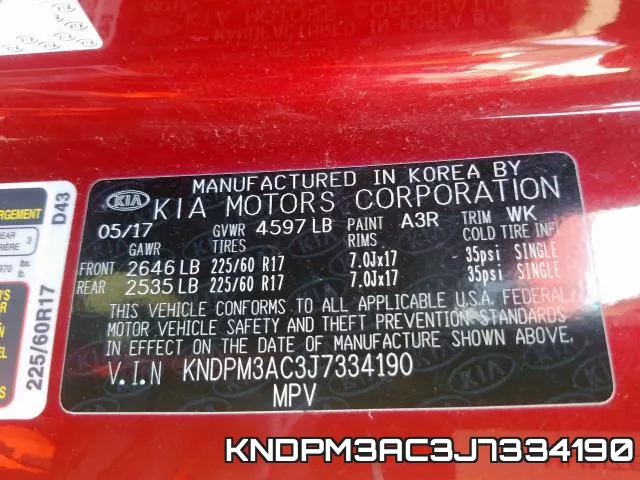 KNDPM3AC3J7334190 фото 2