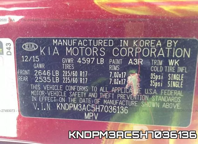 KNDPM3AC5H7036136 фото 10