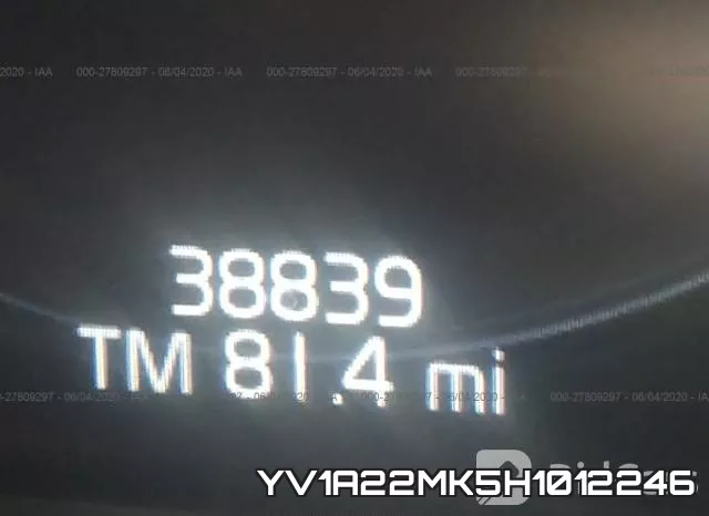 YV1A22MK5H1012246 фото 8