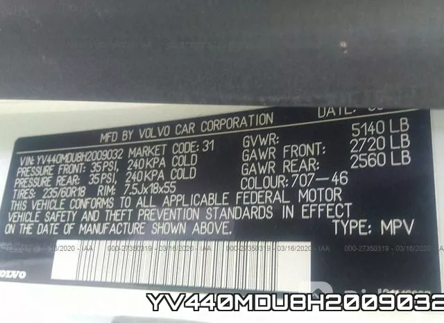 YV440MDU8H2009032 фото 10