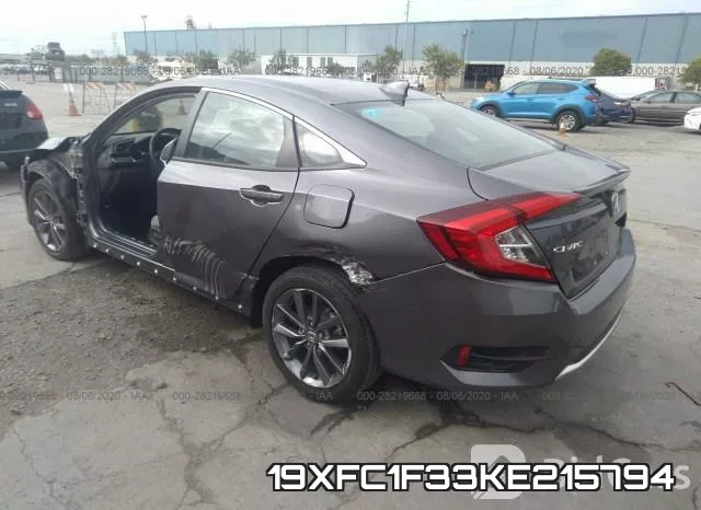 19XFC1F33KE215794 фото 4