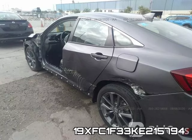 19XFC1F33KE215794 фото 7