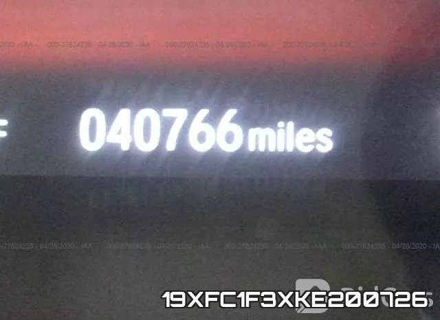 19XFC1F3XKE200726 фото 8