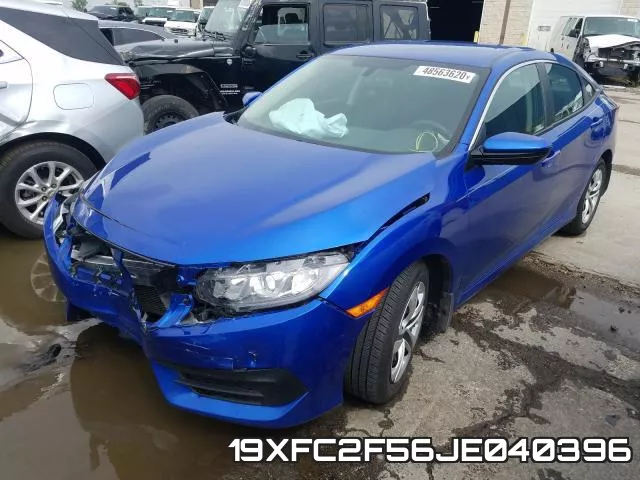 19XFC2F56JE040396 фото 3