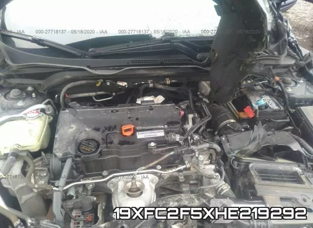 19XFC2F5XHE219292 фото 2
