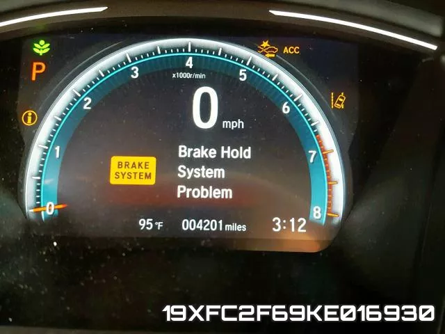 19XFC2F69KE016930 фото 9