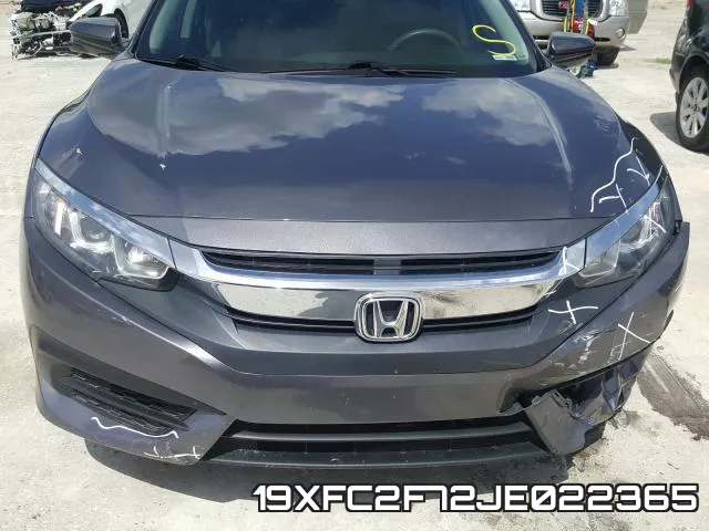 19XFC2F72JE022365 фото 10